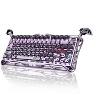GravaStar Mercury V75 Pro Manyetik Switch Gaming Klavye, Kablolu, İngilizce Q, Iron Purple