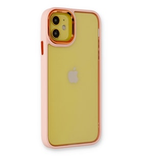 Pilelistore   iPhone 12 Kılıf Dora Kapak - Pudra