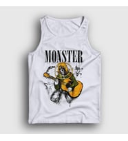 Presmono Unisex Beyaz Monster Nirvana Kurt Cobain Atlet 35666tt