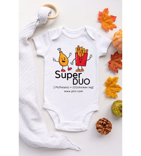 Unisex Bebek Beyaz Süper Duo Pt +cl Desenli Kısa Kol Body