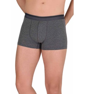 Likralı Erkek Büyük Beden Boxer Şort Füme