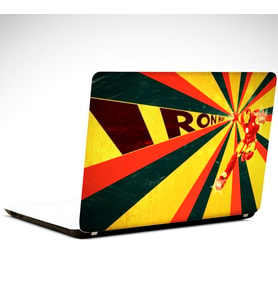İron Man Retro Laptop Sticker 12 İnch (29X24CM)
