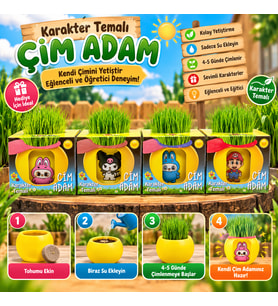 Karakter Temalı Çim Adam