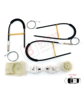 Renault Megane MK2 2002-2008 4/5 Kapı 8201010925 İçin Ön Sağ Kapı Cam Kriko Tamir Seti