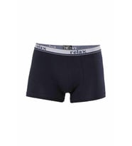 Relax Pamuklu Esnek Erkek Boxer Lacivert