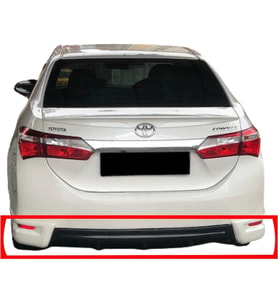 Toyota Corolla Arka Flap + Orta Difüzör (Plastik) (Standart)