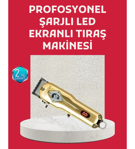 1800 Mah Bataryalı Uzun Kullanım Süreli Şarjlı Tıraş Makinesi