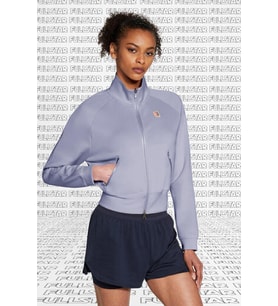 Nike Court Heritage Full Zip Kadın Tenis Ceketi Lila