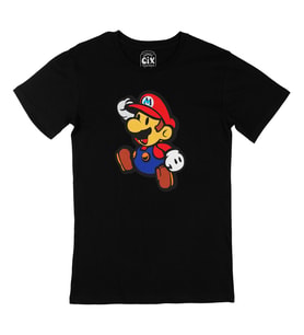 Süper Mario Siyah Tişört