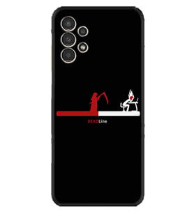 Samsung Galaxy M14 Kılıf Silikon Desen Özel Seri Dead Line 1662