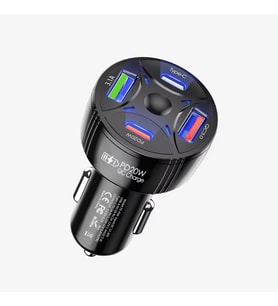 Zuidid P48 4 in 1 PD20W + QC3.0 Araç İçi Çakmaklık Hızlı Şarj Başlığı