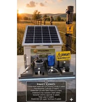 Goldenbee Combo Kit Elektrikli Çit Sistemi Domuz ve Ayı Kovucu 5 Yıl Garanti 500MT ( SET-300 )