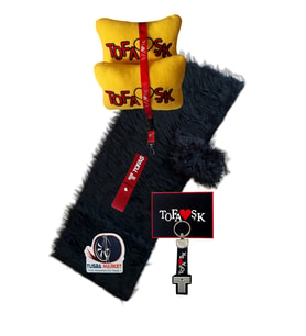 Tofaş Torpido Koruyucu Halı & Pelüş Torpido Örtüsü & Havlusu / Polar Boyun Yastık & Oto Aksesuar