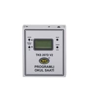 West Sound Tks 207 D V2 Duvar Tipi Programlı Okul Saati (Gri)