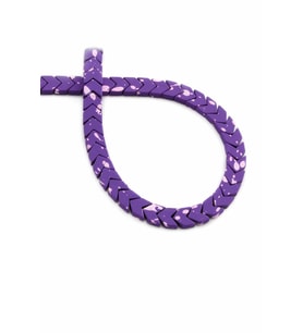 Hematit Doğal Taş Mat Benekli Mor Çavuş Kesim 6x3mm Dizi [AA]