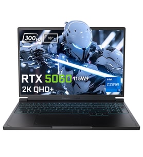 Thunderobot RS16 Intel Core i7-14700HX 64GB DDR5 2TB SSD RTX 5060 8GB 115W 16 inç 2K QHD+ 300Hz FreeDos Gaming Laptop (RS16-i7147HX56C1Q300RBv3)