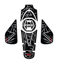 GP Kompozit Bajaj Pulsar NS 200 2011-2023 Uyumlu Tank Pad Seti Gri