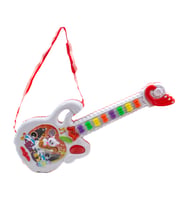 Oyuncak Gitar Işıklı Sesli Efsane Gitar Beyaz 40 Cm