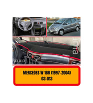 Mercedes -benz W168 1997-2004 Ön Gögüs Panel Torpido Koruma Koruyucu Kilifi Halisi / A3d/ 3d