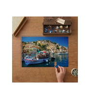 Sini Adası - Manzara Tasarımı 240 parça Ahşap Puzzle Ahşap Kutuda MP06849