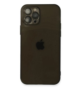 Durukar® iPhone 12 Pro Max Kılıf Fly Lens Silikon - Siyah