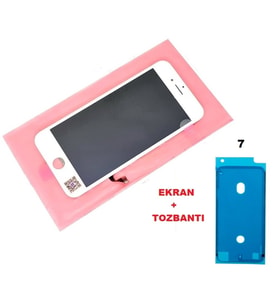 iPhone 7 Uyumlu Lcd Ekran dokunmatik (+TOZBANTI LW Marka) BEYAZ