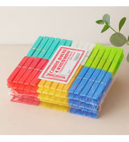 Plastik Çamaşır Mandalı 144'lü (Gökkuşağı)