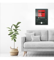 DECORITA Spotify Barkodlu Cam Tablo Duman - Elleri Ellerime 30cm x 40cm