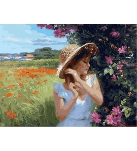 Cemre Sayılarla Boyama Seti 40x50 cm (Tuvale Gerili)