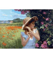 Cemre Sayılarla Boyama Seti 40x50 cm (Tuvale Gerili)