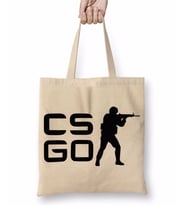 Csgo Counter Strike Logo Bez Çanta Uzun Saplı
