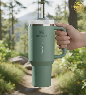 Kişiye Özel Stanley Termos Quencher H2.O FlowState 1.18L (Yeşil)