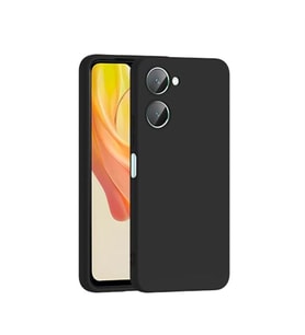 Coverzone Vivo Y18 ?le Uyumlu K?l?f Z-Mara Lansman Vieri Tam Koruma Arka Kapak Kamera Koruma �?k?nt?l? P�r�zs�z Y�zey Siyah
