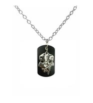 Call of Duty Ghost  Askeri Maskeli Unisex Kolye – 60 cm Zincir (Gümüş)