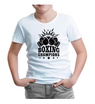Boxing - Şampiyon Beyaz Çocuk Tshirt