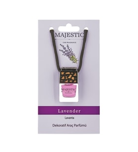 MAJESTİC OTO KOKUSU LAVANTA 7 ML - DEKORATİF ARAÇ PARFÜMÜ (Mor)