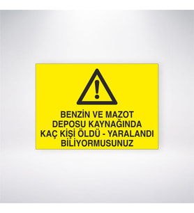 Benzin ve Mazot Deposu Kaynağında Kaç Kişi Öldü- Yaralandı Biliyormusunuz