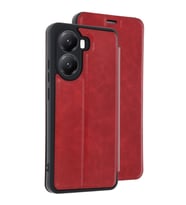 Xiaomi Poco X7 Pro Kılıf Flip Cover - Kırmızı