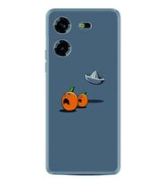 Tecno Pova 5 Kılıf Resimli Desenli Baskılı Silikon Orange Escape 1374