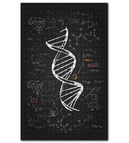 Cakapuzzle DNA Sarmalı Matematik Formüller  Geometri  Puzzle Yapboz MDF (Ahşap) (120 Parça)