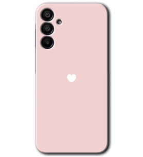 Galaxy A15 Kılıf HD Desen Baskılı Kılıf - Sade Kalp