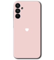 Galaxy A15 Kılıf HD Desen Baskılı Kılıf - Sade Kalp