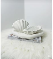 BY Fİİ HOME EL YAPIMI KOKULU VERNİKLİ BEYAZ SET (Parlak Beyaz)
