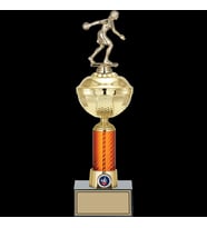 ODAK KUPA - Figürlü Kupalar - Bowling Kadın Figürlü Kupalar FG-055 C - 40 cm