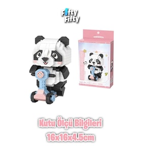 LZ8801 PANDA SCOOTER BLOCK OYUNCAK 320 PARÇA