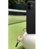Miyuki Boncuk El Yapımı Tenis Raketi Telefon Çarmı - Charm 3