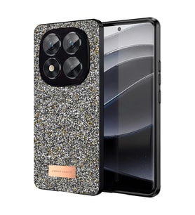 Onegif Xiaomi Redmi Note 14 Pro 5g Bright Simli Kapak - Gümüş
