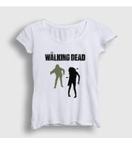Presmono Kadın Beyaz Zombies V2 The Walking Dead T-Shirt 221369tt