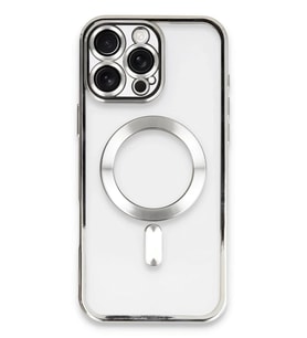 Newface Apple iPhone 16 Pro Kılıf Kross Magneticsafe Kapak - Gümüş