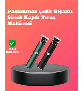 Paslanmaz Çelik Bıçaklı Sinek Kaydı Tıraş Makinesi Uzun Ömürlü